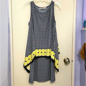 Max Studio Sleeveless Handkerchief Dress